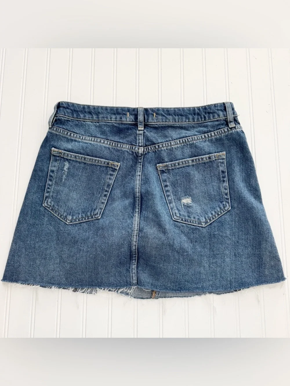 We the Free Button Fly Denim Mini Skirt - Size 30